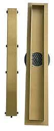 Душовий канал VBI Fort 2в1 60 brushed gold VBI-060106BG - мініатюра 3