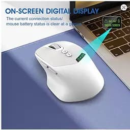 Миша бездротова 2 режимна Apayado T02 Pro Dual Mode Wireless Mouse сіра - мініатюра 8