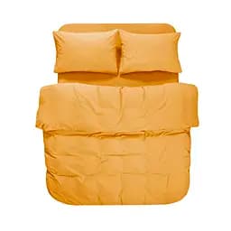 Постельное белье Lotus Home Washed cotton - Kansas желтый евро