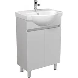 Тумба Мойдодир Temp. 55 з умивальником Freja 55 Білий