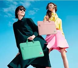 Сумка для ноутбука WiWU Vivi Laptop Handbag 14` Pink (6936686411110) [101625] - мініатюра 3