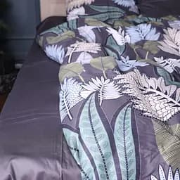 Простыня MirSon Leaves сатин 180x220 см (2200012535462)