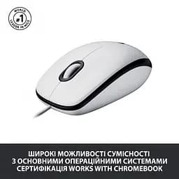 Комп'ютерна миша Logitech Mouse M100 White teh0022132 - мініатюра 2