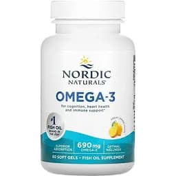 Риб'ячий жир Nordic Naturals Omega-3 60 капсул