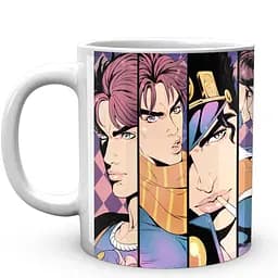 Кружка GeekLand Невероятные приключения ДжоДжо JoJo's Bizarre Adventure Главные герои Портреты JJ 02.408 330 мл белая