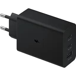 Зарядний пристрій Samsung 65Вт 2xUSB-С PD PPS/USB-A, чорний (EP-T6530NBEGEU)