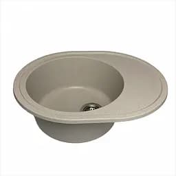 Кухонна мийка Adamant VAST avena 610x495x200 мм, з крилом 61 см - мініатюра 2