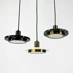 Підвіс Lumina із білим мармуровим плафоном LED в стилі Ар-деко Line.F SC 2/1 WH - мініатюра 7