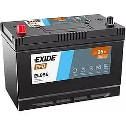 Автомобільний акумулятор Exide Start-Stop EFB EL955 (+/-) 6СТ-95Ah Asia 800A (EN)
