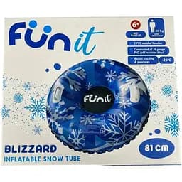 Надувний тюбінг Fun It Blizzard 81 см синій - мініатюра 3