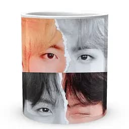 Кухоль GeekLand Bangtan Boys Кім Сокджін Чон Хосок BTS CP 04.467.868 330 мл білий - мініатюра 2