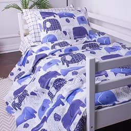 Комплект постільної білизни MirSon Kids Time 17-0133 Elephant, дитячий