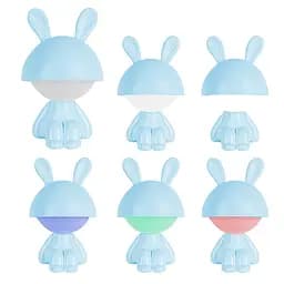 Світильник-нічник Kite LED з акумулятором Cute Bunny блакитний (K25-316-1-3) - мініатюра 3
