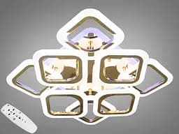 Світильник LED Diasha AS8060/4+4G, 110W, 3200K-6500K, золото, сучасний стиль для дому