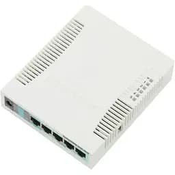 Беспроводной маршрутизатор Mikrotik Routerboard RB951G-2HnD, 2,4 ГГц, 1000 мВт AP, 5xGigabit Ethernet, USB, 600 МГц CPU, 128 МБ RAM