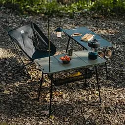 Стіл складаний Naturehike CNK2450JJ025 (80х40 см) алюміній Чорний - мініатюра 10