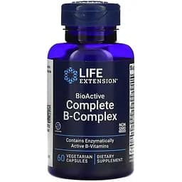 Комплекс витаминов Life Extension BioActive Complete B-Complex 60 капсул