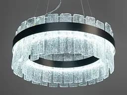 Високоефективна кришталева світлодіодна люстра підвіс, 110 Вт, бронза