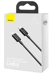 Кабель Baseus Superior Series Fast Charging Data Cable Type-C to Type-C 100W 2 м Чорний - мініатюра 2
