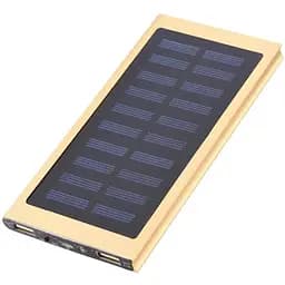 Портативний зарядний пристрій PowerBank LCD 20000 mAh 2xUSB USB золотий