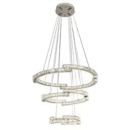 Люстра стельова LED Levistella 802L8517 CH, 82W, регульована температура світла, сучасний стиль, хромований метал - мініатюра 2