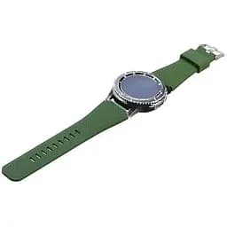 Силіконовий ремінець Primo для годинника Samsung Galaxy Watch 46 мм SM-R800 Army Green