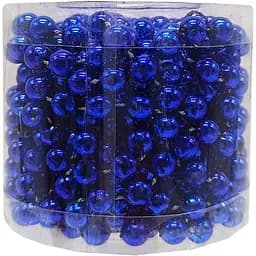 Декоративне намисто на ялинку Bambi 8 мм 5 м синє (8070-8-5м)