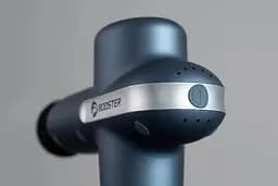Перкусійний масажний пістолет Lightsaber Booster U1 М'язовий масажер (6 насадок) 2500 мА·год Синій - мініатюра 3