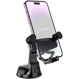 Держатель Hoco Gamble gravity linkage Car holder H67 center console 4.5-7"