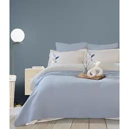 Літня постільна білизна Palm Mavi з покривалом 220*240 см Moss Home pbe0051397