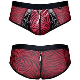 Шорты на молнии Regnes Fetish Planet L (черный с красным)