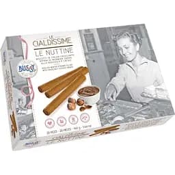 Трубочки вафельні Bussy Le Nuttine з какао-горіховим кремом 160 г