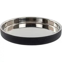 Поднос Elen Dekor с двойными стенками 32 см черный (780-004)