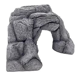 Декорація кутове укриття Hobby Rocky Corner Shelter 19×17,5×13,5 см для тераріуму та акваріума (36506) - мініатюра 4