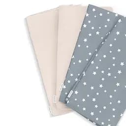 Набор салфеток Cosas Sakura & Grey Starsfall 4 шт. 30х30 см бежевый/разноцветный (Set-4Serv_RfRose_StarGW_30)