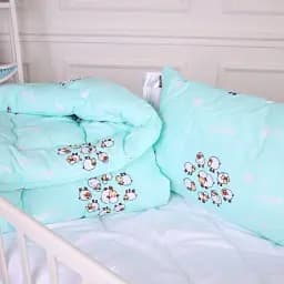 Набір антиалергенний MirSon зима Kids Time 20-0030 Lambs 140x205 см EcoSilk: ковдра з подушкою (2200009664489)