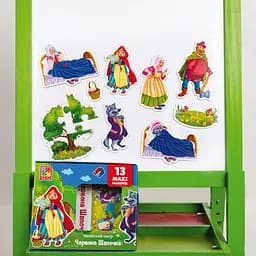 Магнітний театр Vladi Toys Червона шапочка укр. мова (VT3206-52) - мініатюра 4