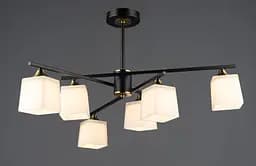 Люстра декоративна на 6 плафонів B N6668/6 BK+COP