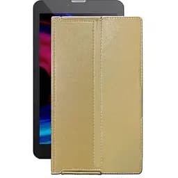 Чохол StatusCASE з екошкіри для планшету Pixus Touch 7 3G Бежевий