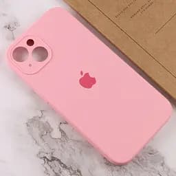 Чохол Silicone Case Full Camera Protective AA Apple iPhone 13 6.1" Розовий / Light pink - мініатюра 4