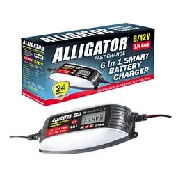 Зарядний пристрій АКБ Alligator 6/12В 120А·год 4А(AC812)