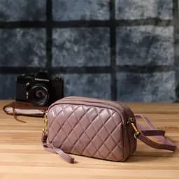 Жіноча сумка Vintage з натуральної шкіри з трьома секціями 19х12х6.5 см sum0027597 - мініатюра 9