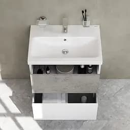 Тумба підвісна AM.P GEM S 60 см з умивальником (M91-FHX0602-WC0602BF38) - мініатюра 3