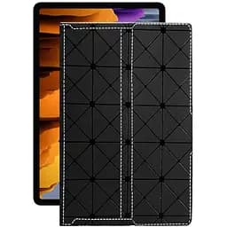 Чохол StatusCASE з екошкіри для планшету Samsung Galaxy Tab S7 2020 (T875) Чорний ромб