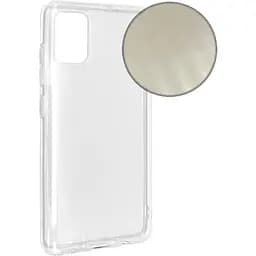 Чохол-накладка Molan Cano Silicone Jelly Glitter Clear Case для Samsung Galaxy A31 (SM-A315) (clear) - мініатюра 2