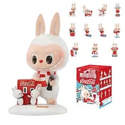 Лабубу брелок UFT сюрприз Labubu Pop Mart Coca-Cola Enjoy Monsters рандомний персонаж (UFTColaEnjoy1)
