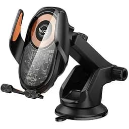 Холдер Hoco HW34 Синий whale 3-axis linkage wireless fast charging car holdercenter console Черный