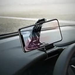 Автомобільний утримувач холдер Baseus Mouth Car Mount SUDZ-01 Black - мініатюра 4
