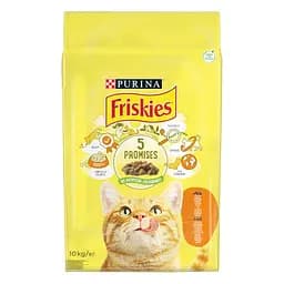 Уцінка. Сухий корм для котів Friskies з куркою та овочами 10 кг - мініатюра 2