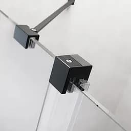 Душові двері Radaway Furo Black DWJ 62,2x200 прозоре скло, чорний (10107622-54-01R) - мініатюра 6